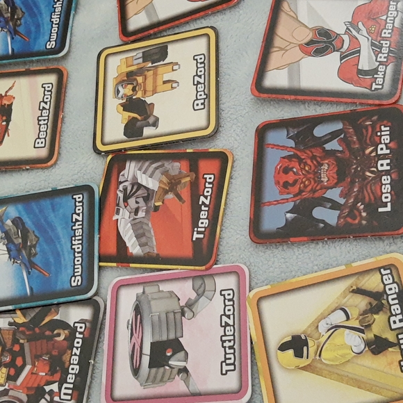 Power Rangers Super Samurai Make A Match Memory Game RARE - Picture 9 of 10